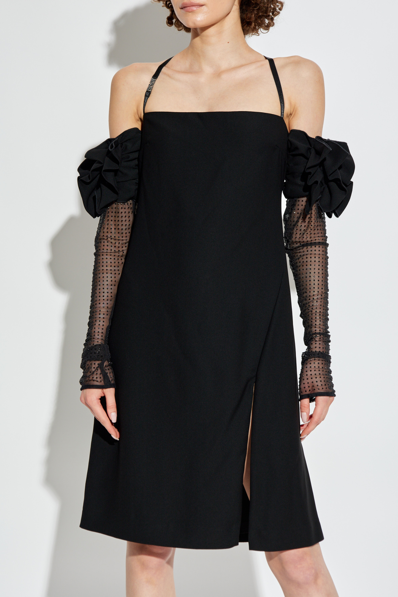 ワンピース VERSACE JEANS COUTURE Woman Dress Black 77HAO933N0400 899 90_E76HAO919-